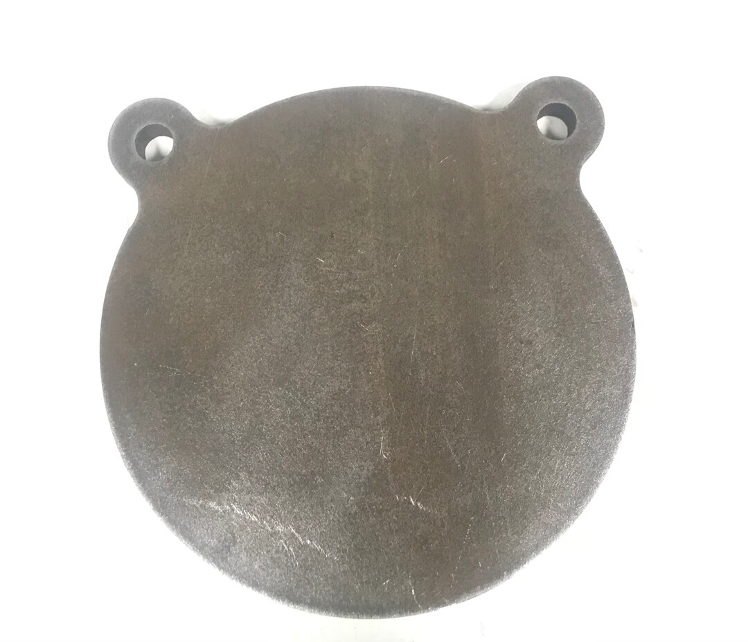 thumbnail image 2 of HMF Targets AR500 Steel Gong – 3/4″ Thick X 4″ Diameter, .50 BMG Rated, Made In USA 2 of 5