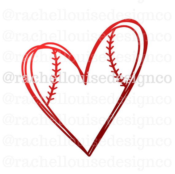Download Baseball Heart SVG Baseball Heart DXF Baseball Heart PNG ...