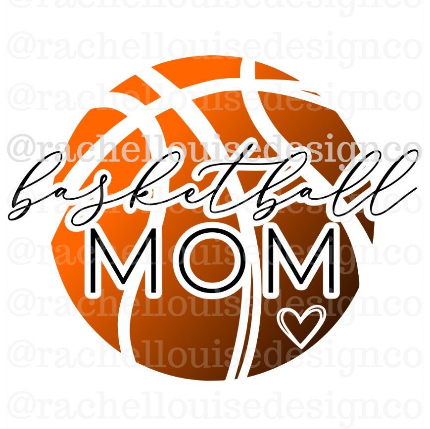 Download Basketball Mom SVG JPG DXF Cut File for Cricut Silhouette ...