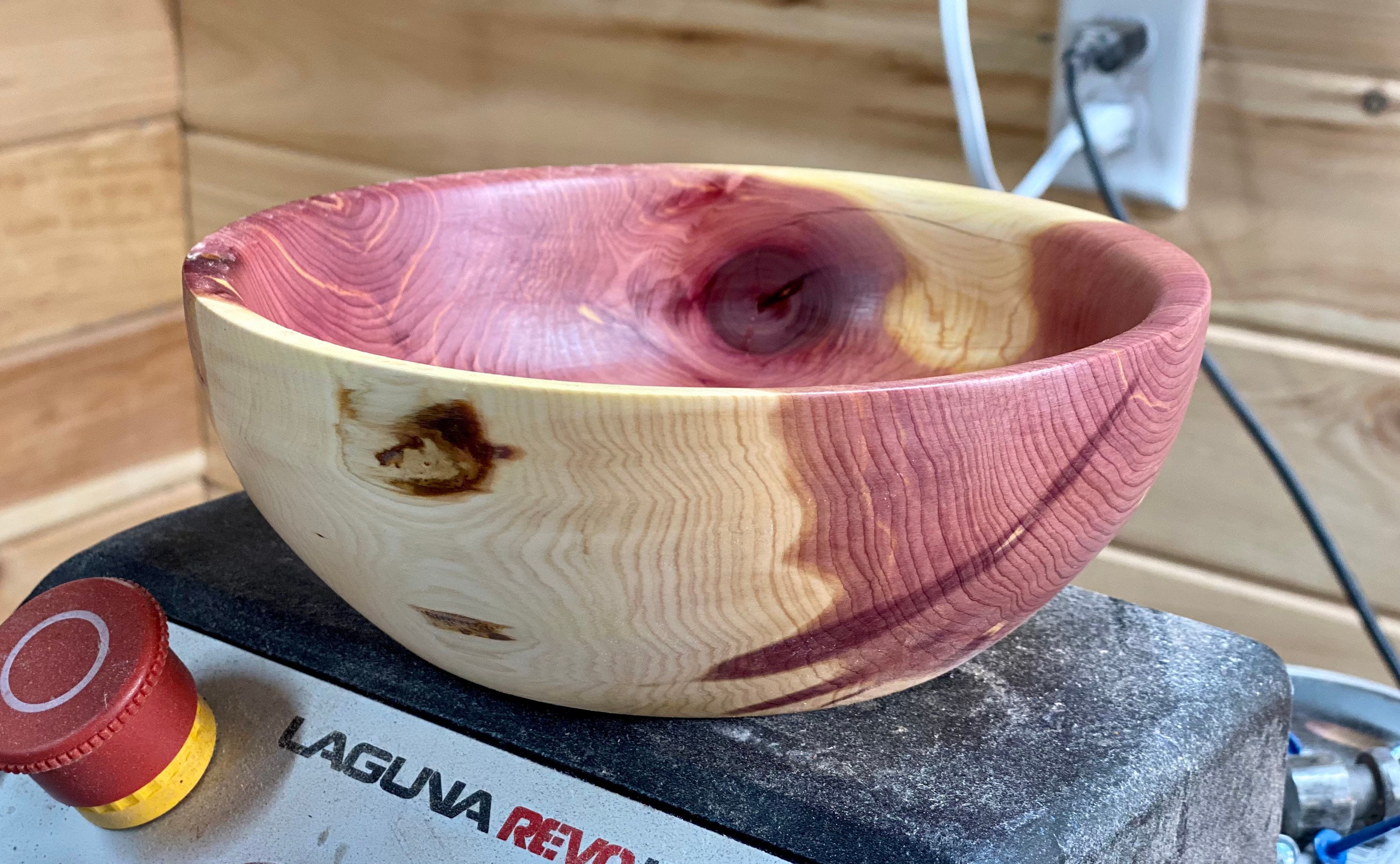 Cedar bowl Etsy