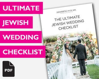 Jewish Wedding Checklist, Wedding Checklist, 12 Month Jewish Wedding Checklist, Printable Wedding Checklist,Wedding Checklist,Jewish Wedding