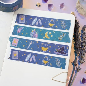 witchy foil washi tape