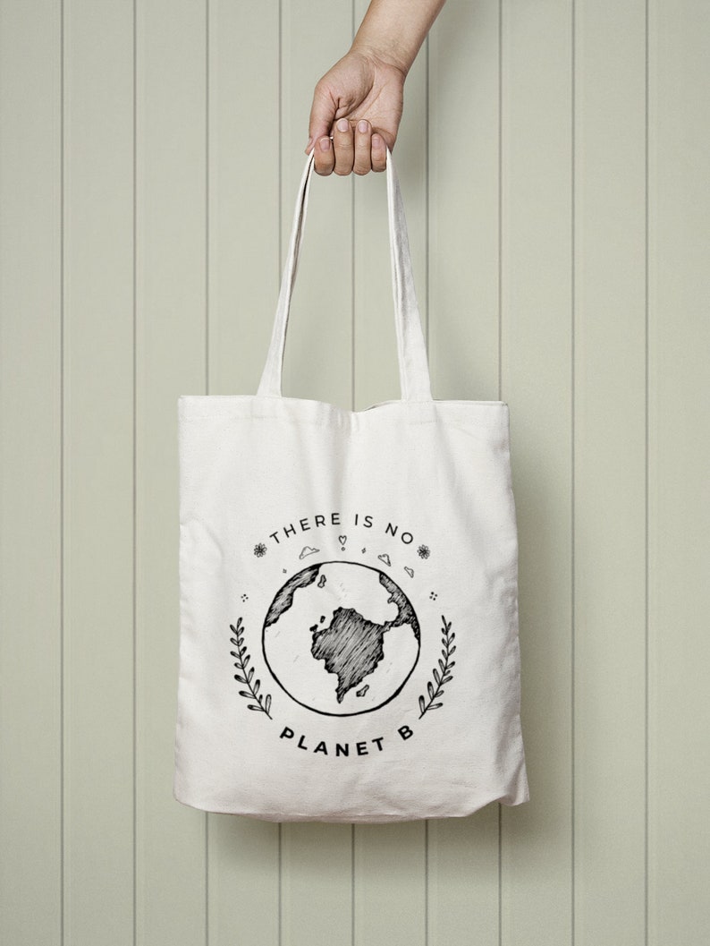No Planet B Bag Protect The Future Save The Earth Vegan Etsy