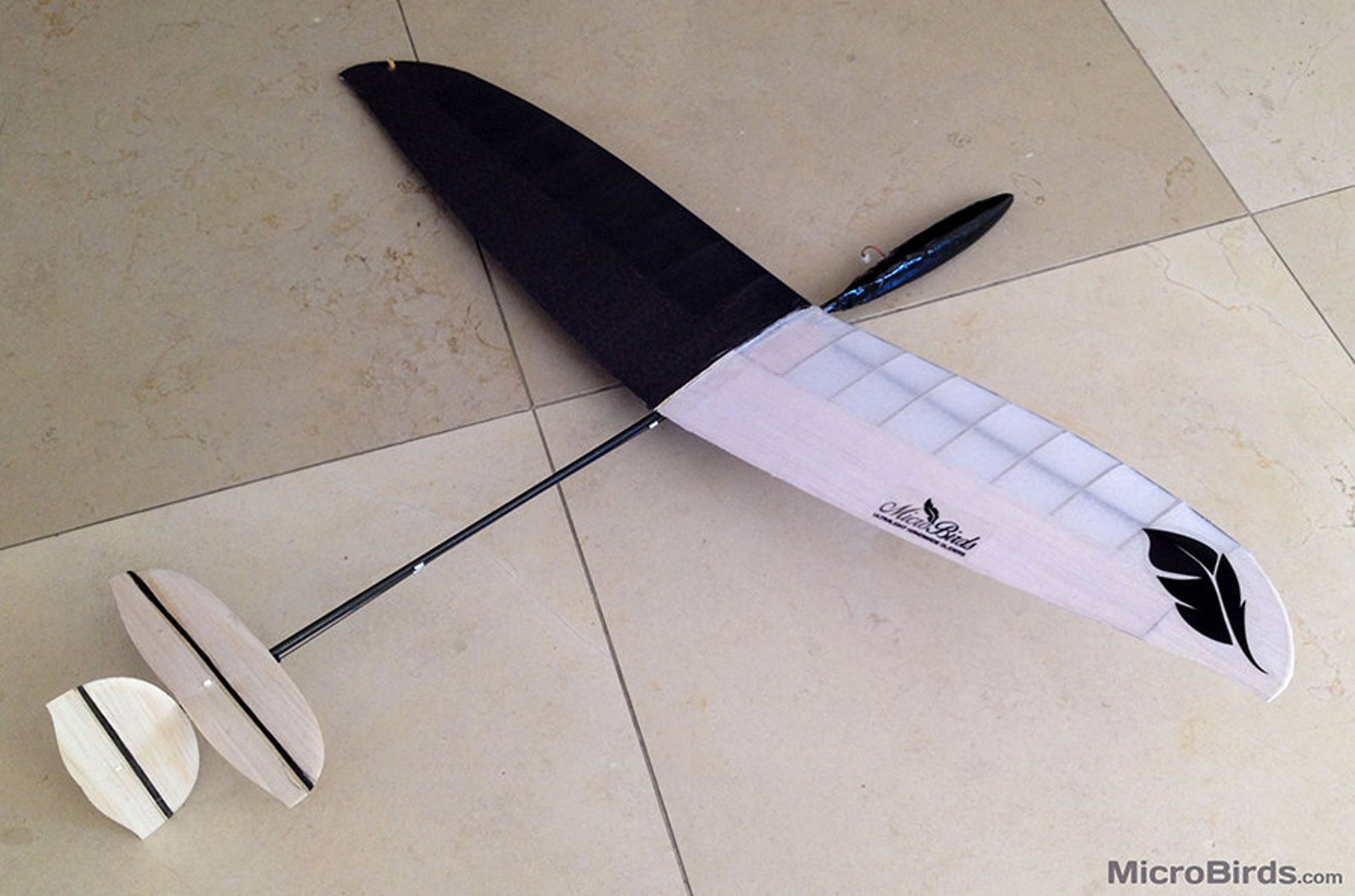 RC Glider Kit Micro Radio Control Plane Feather Squared Etsy