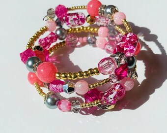 Cotton Candy Memory Bracelet