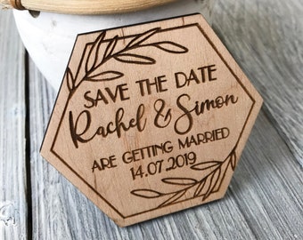 Save The Date Magnet, Wedding Invitation, Wooden save the dates, Wedding Magnet, Personalised Wedding stationary, Custom magnets for wedding