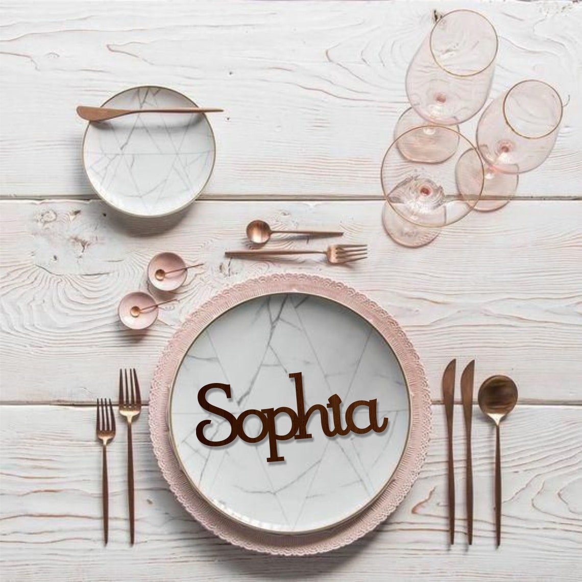 Guests Wooden Place Name Wedding Table Place Names Wedding Etsy