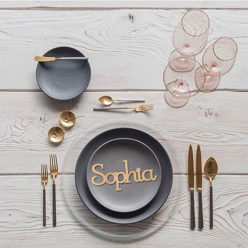 Guests Wooden Place Name Wedding Table Place Names Wedding Etsy