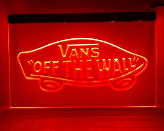 vans off the wall light up sign
