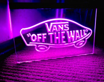 vans off the wall light up sign