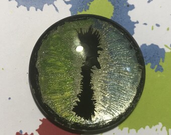 Unique hand painted one of a kind Conflicting Colors Monster Eye