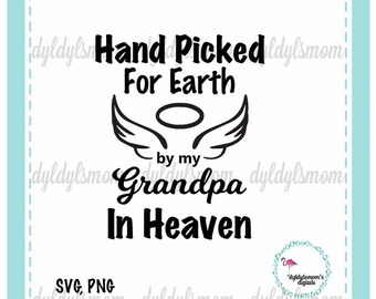 Download Grandpa in heaven | Etsy
