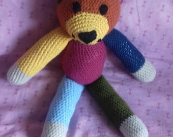 Mehrfarbiger Teddybär