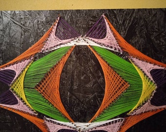 String-Art-Malerei