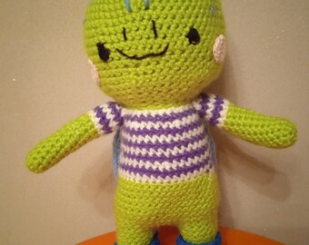 Crocheted Arthur the Turtle Soft Toy