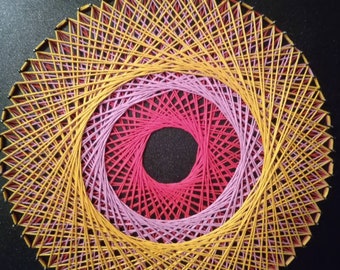 String-Art-Malerei