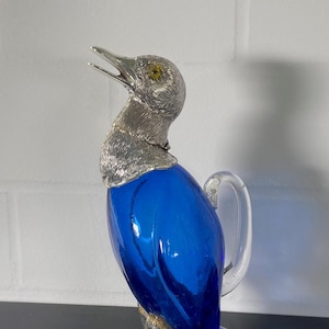 Jarra de agua de cerámica azul de 1.5L, botella de jugo de té de
