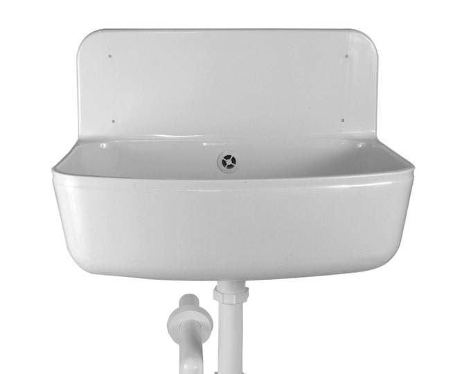 German Vintage Sink, Farmhouse Sink, Wallmounted Sink, White Kitchen