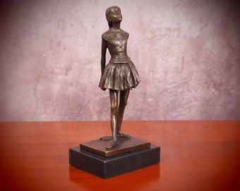 Sculpture En Bronze 'Petite Danseuse De 14 Ans' d'Après Degas