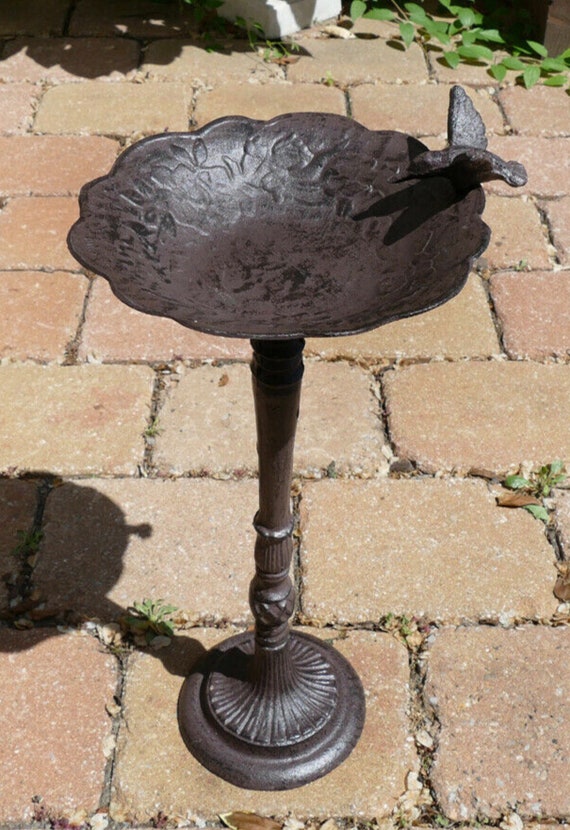 Vintage Bird Bath Bird Bath Bee Trough Offering Bowl Stand Etsy