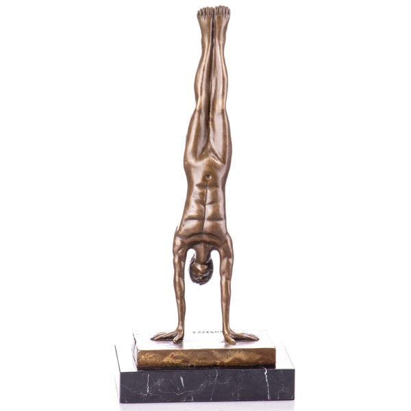 Exquisite Handstand Man Bronze Sculpture: A Masterpiece of Balance and Strength