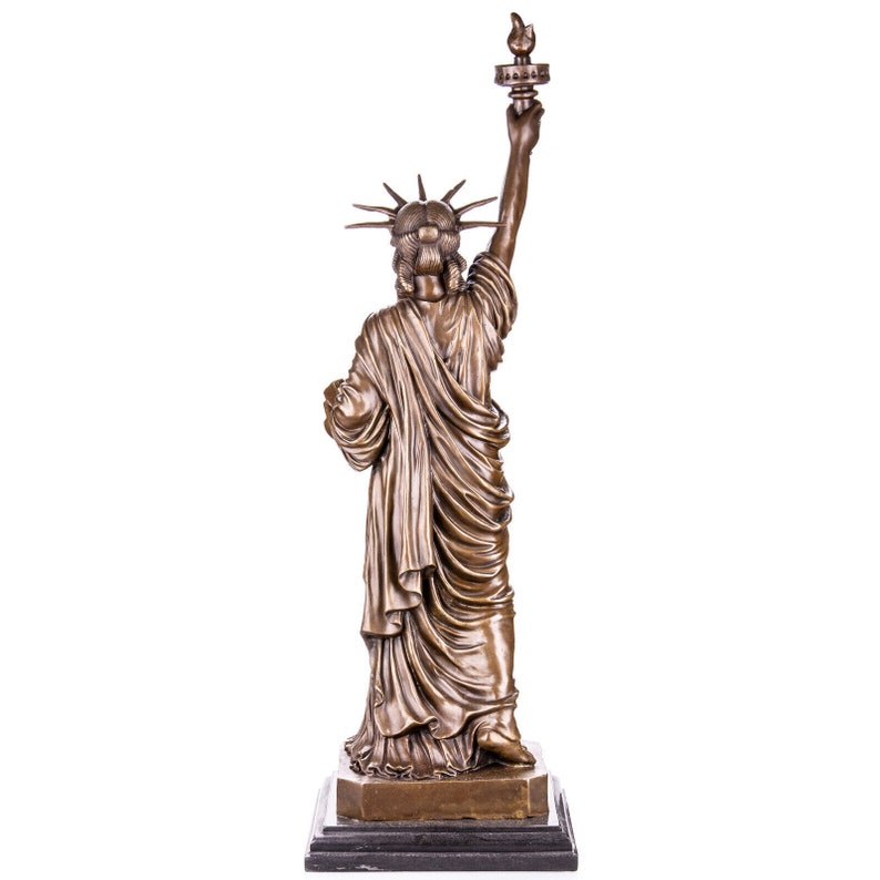 Statue of Liberty Bronze Sculpture Large Modern Bronze Statue Etsy