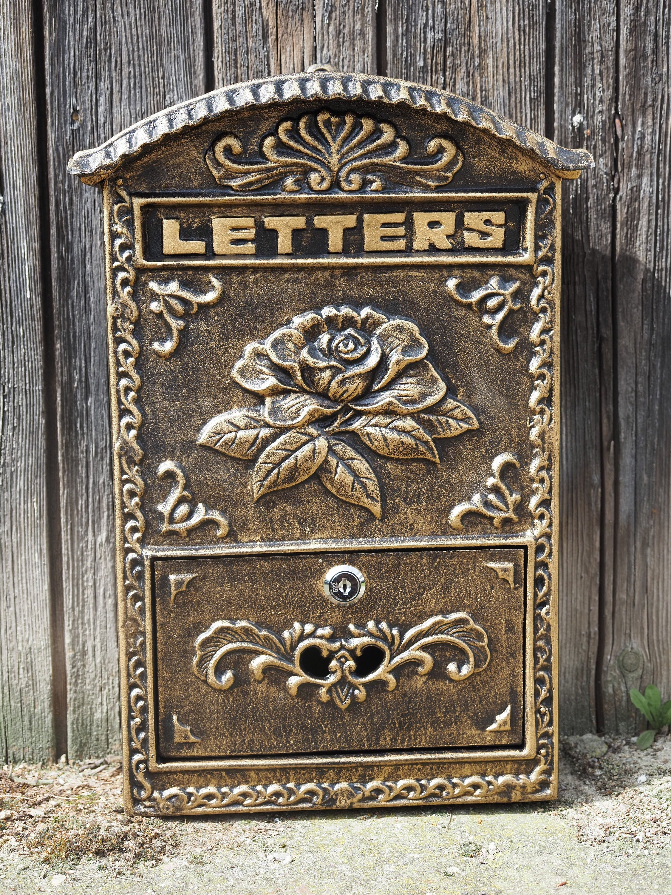 3inch Cast Iron Letters For Wall And Mailbox Letter B Industrial Design  Mailbox