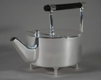 CHRISTOPHER DRESSER (1834-1904) - Silver plated teapot, beautiful design, vintage, gift, decorative object in the kitchen