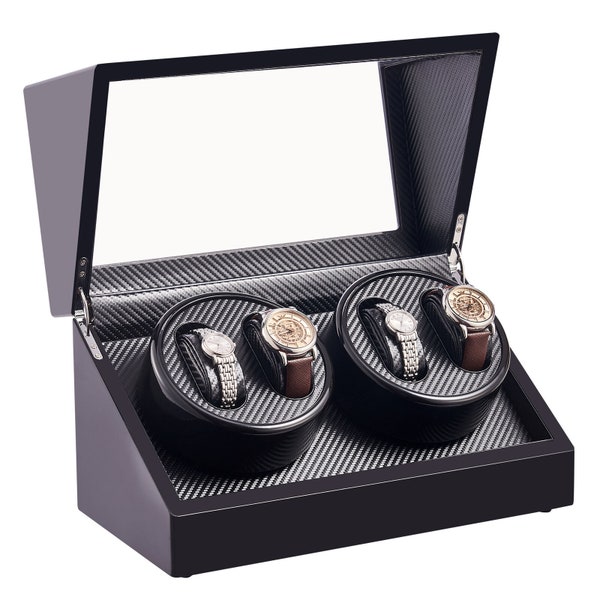 Luxus Premium Uhrenbeweger 4 Watch/Uhren Carbon Watch Winder