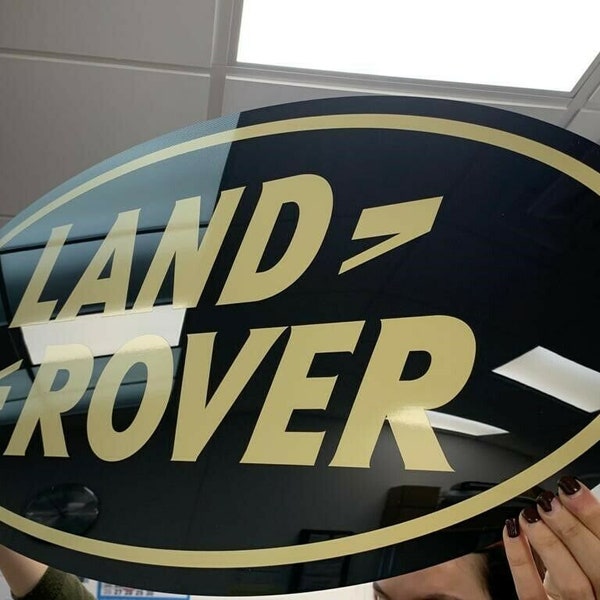 LAND ROVER Logo Mancave shield large