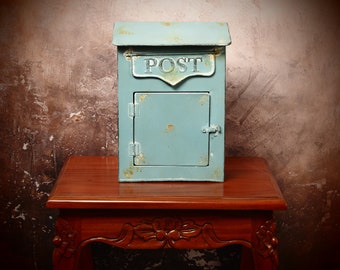 Vintage style letterbox, mailbox, vintage letterbox, post box, pillar box and mailbox