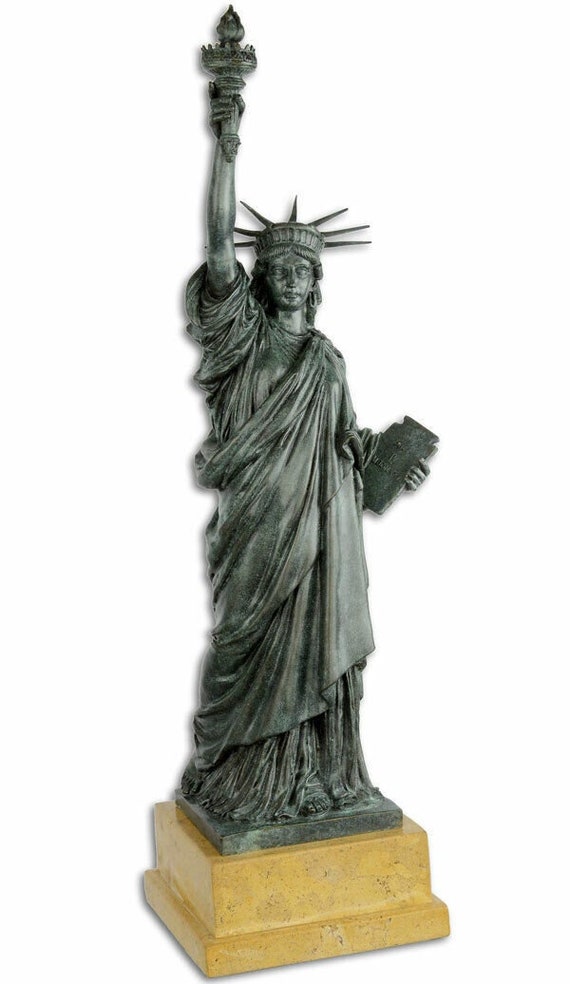 Statue of Liberty Bronze Sculpture Large Modern Bronze Statue Etsy