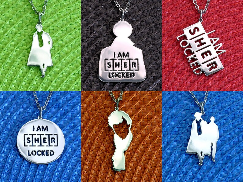 Sherlock Holmes Pendant Sherlock Tv Series Necklace I Am Etsy