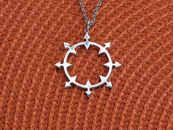 Chaos Star Pendant Star Of Chaos Necklace Alice Symbol Logo Etsy