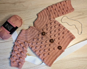 Infant Bobble Stitch Cardigan