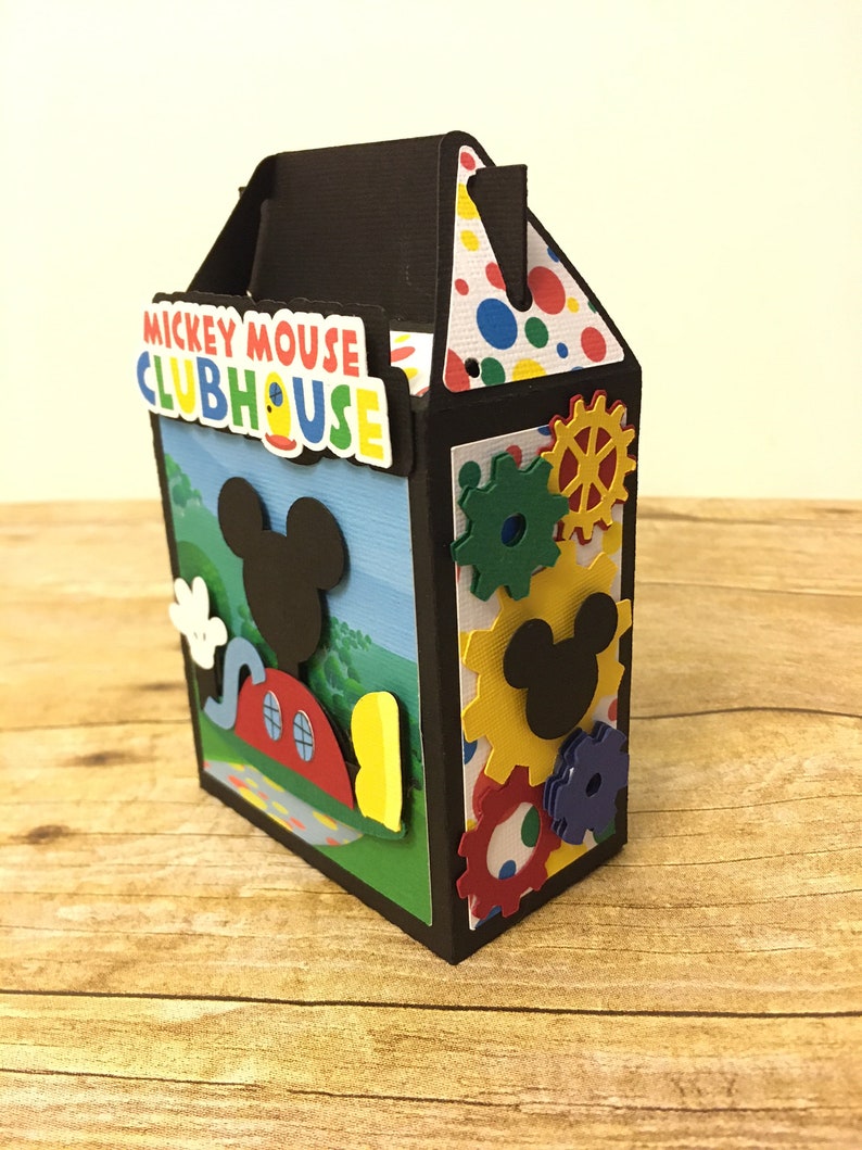Mickey Mouse Clubhouse Favor Boxes/ Mickey Mouse Clubhouse/ - Etsy
