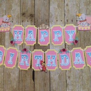 Dumbo Floral Banner