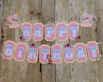 Dumbo Floral Banner