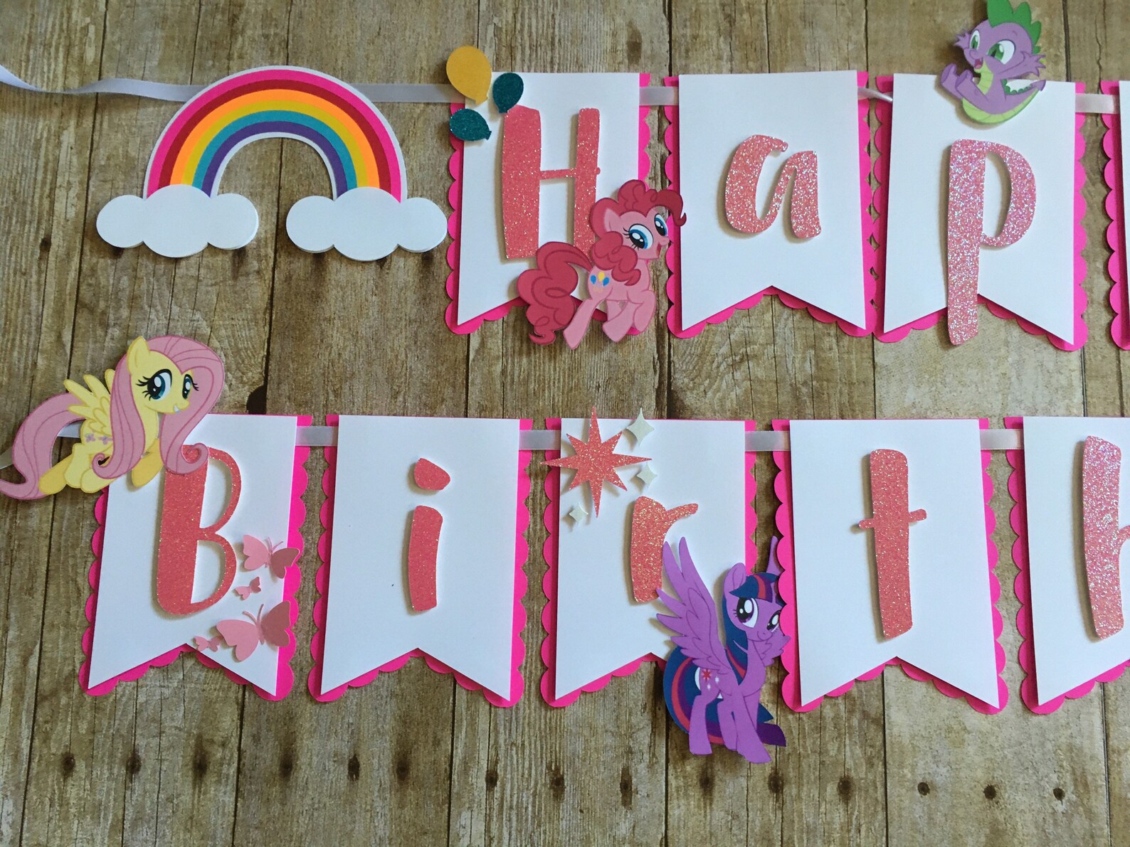 My Little Pony Birthday Banner/mlp/my Little Pony/birthday - Etsy