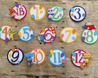 Word party milestone banner