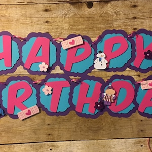 Doc McStuffins Birthday Banner: Party Decorations
