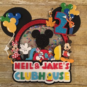 Mickey Mouse Clubhouse  shaker Cake topper