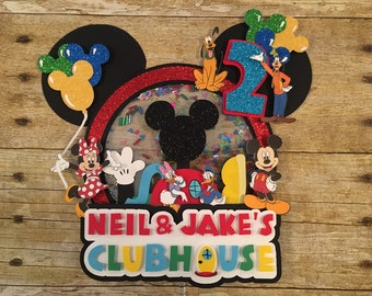 Mickey Mouse Clubhouse  shaker Cake topper