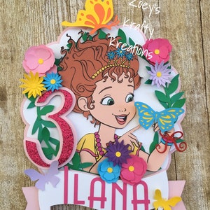Fancy Nancy Cake Topper