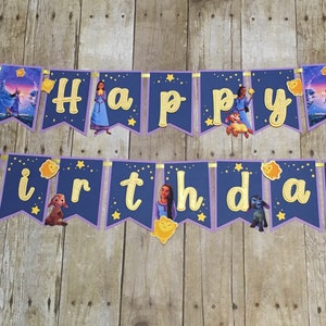 Bannière d&#39;anniversaire de souhaits