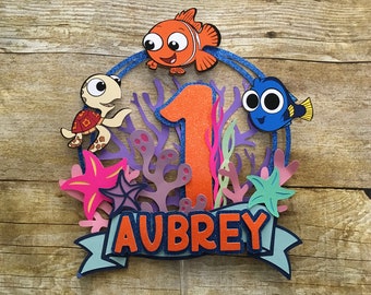 Finding Nemo Cake Topper: Personalized 3D Birthday Party Decor
