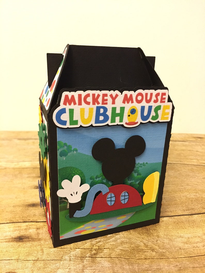Mickey Mouse Clubhouse Favor Boxes/ Mickey Mouse Clubhouse/ Etsy