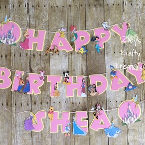 Disney Birthday Banner