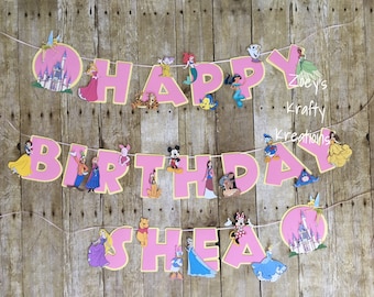 Disney Birthday Banner