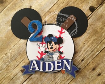 Dodgers Mickey inspired cake topper/Cake topper/Dodgers party/Mickey party/Mickey topper/Mickey Dodgers/kids partys